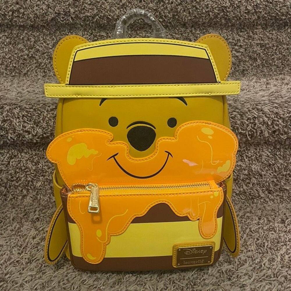 Loungefly Disney Winnie the Pooh Honey Pot Cosplay Mini Backpack NWT